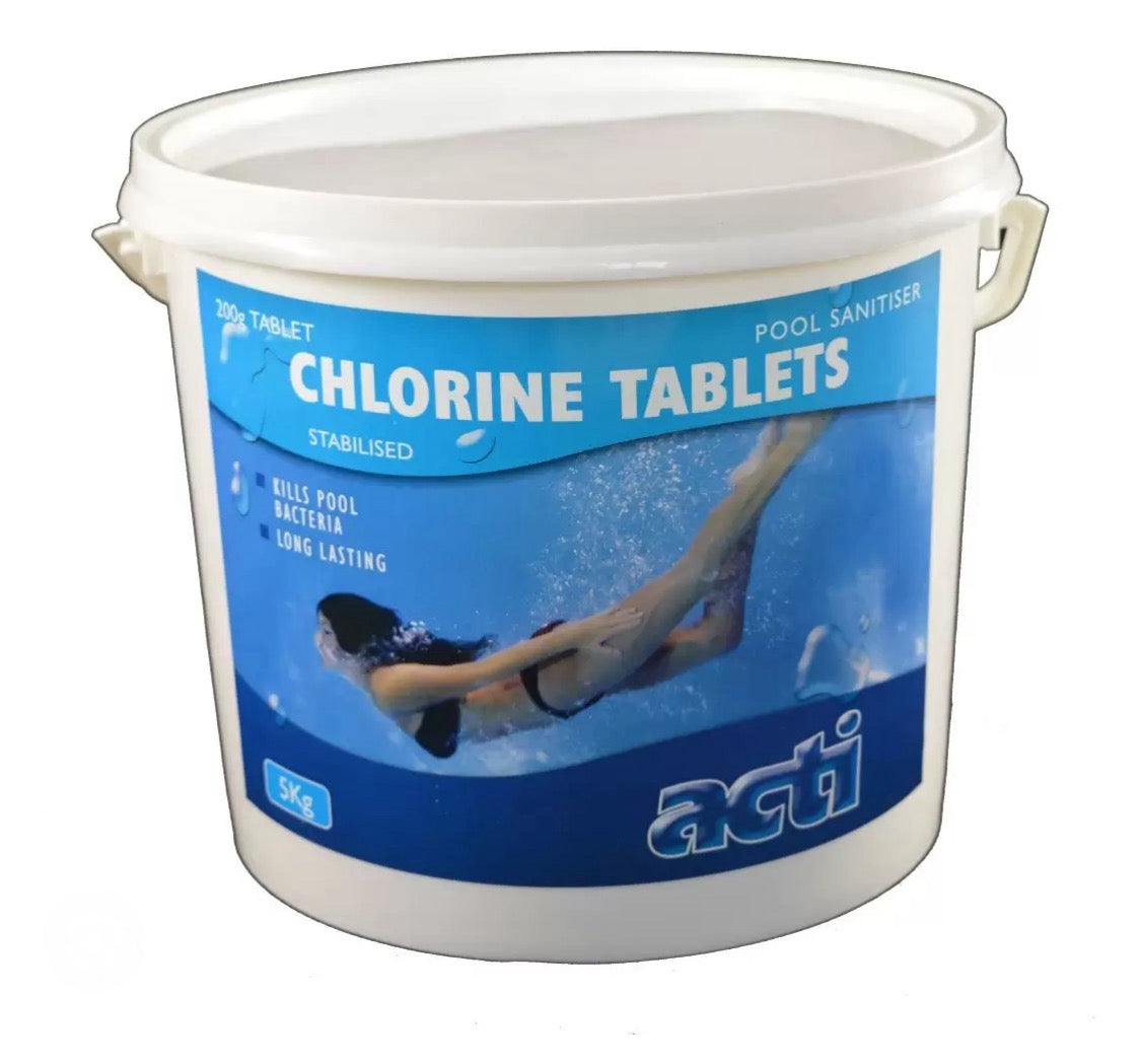 Stabilised Chlorine  Tablets 5kg 200g