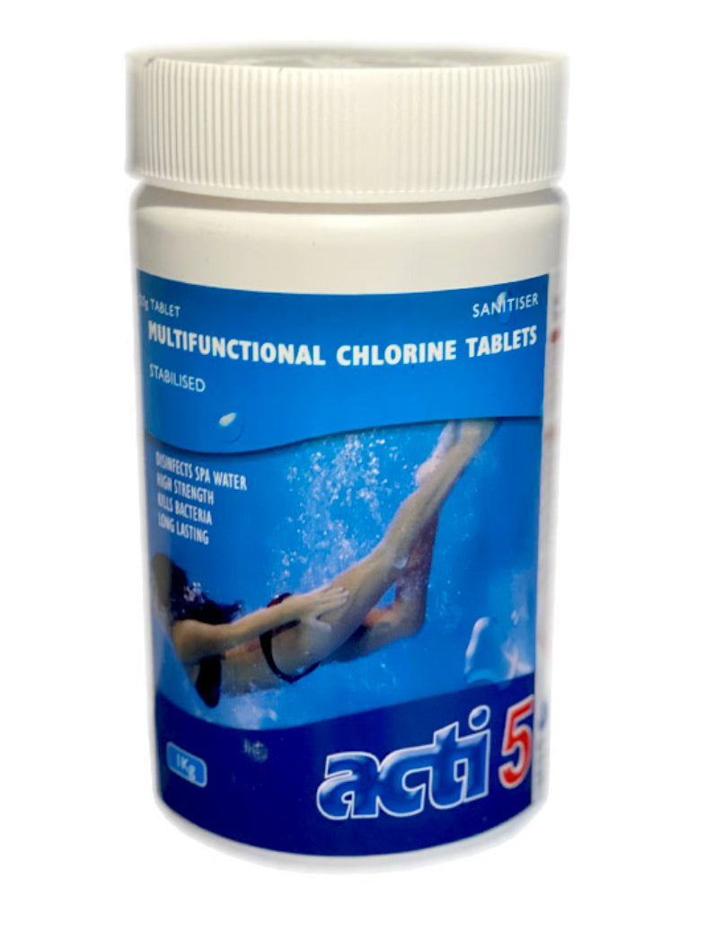 Multifunction Chlorine Tablets 1kg ( small 20g tablets )